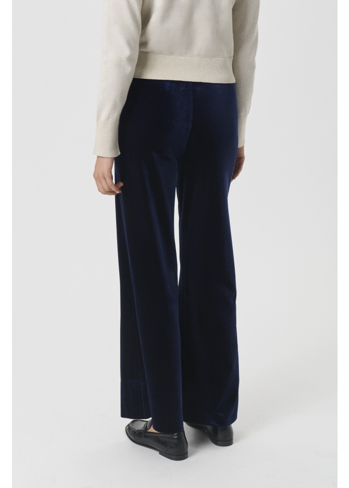 Part Two | Varla Navy Velvet Trousers