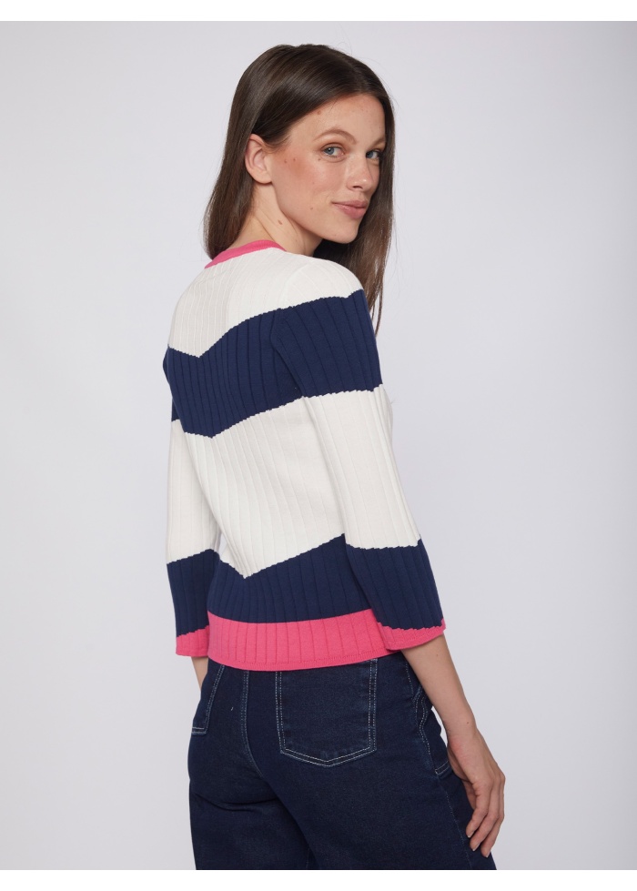 Vilagallo | Textured Rib Jumper