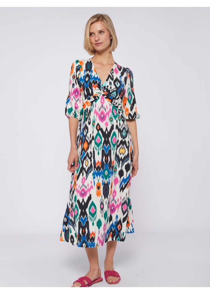 Vilagallo | Ikat Jersey Dress