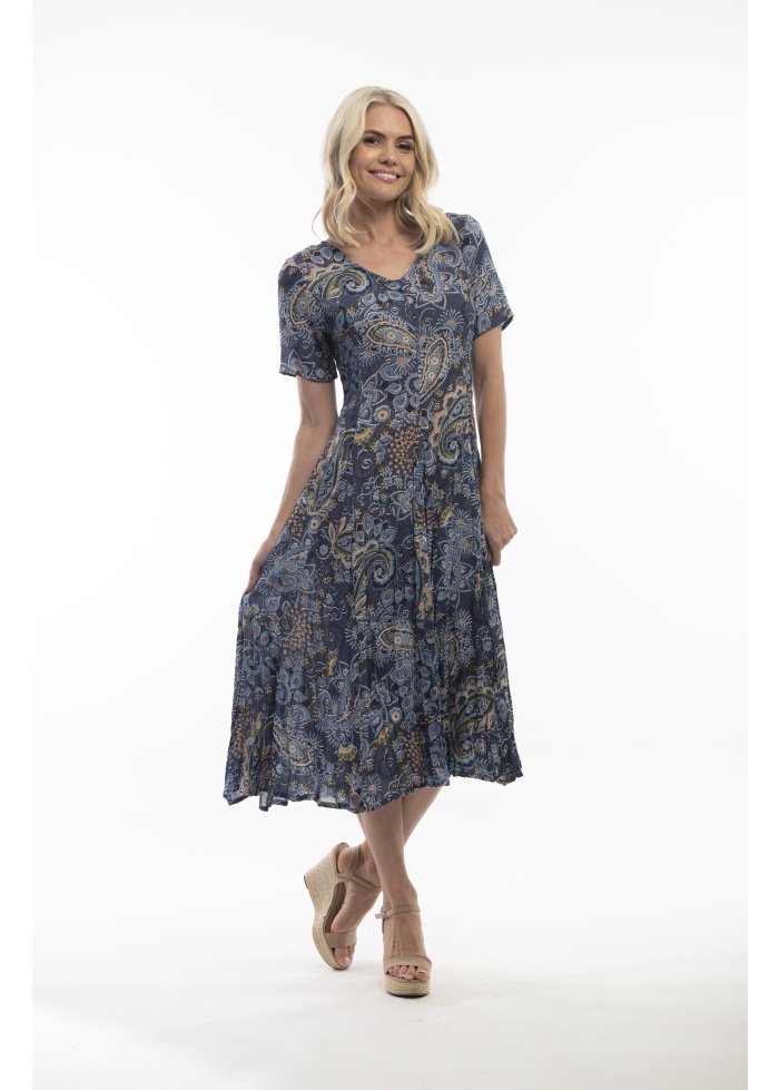 Orientique | Lamu Godet Dress