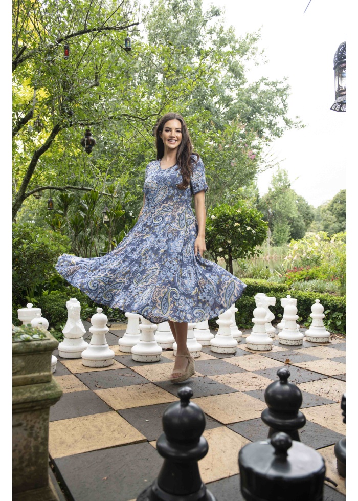 Orientique | Lamu Godet Dress