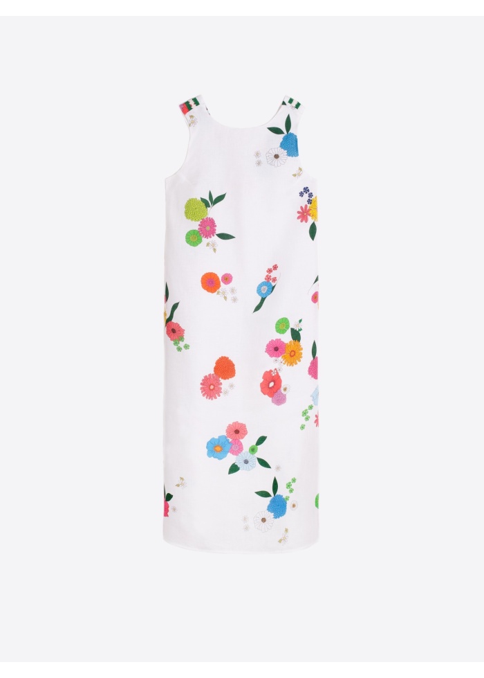 Vilagallo | Liana Flowers Linen Dress