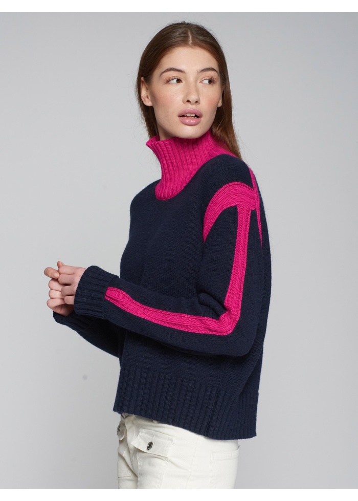 Vilagallo | Cuello Alto Navy Jumper