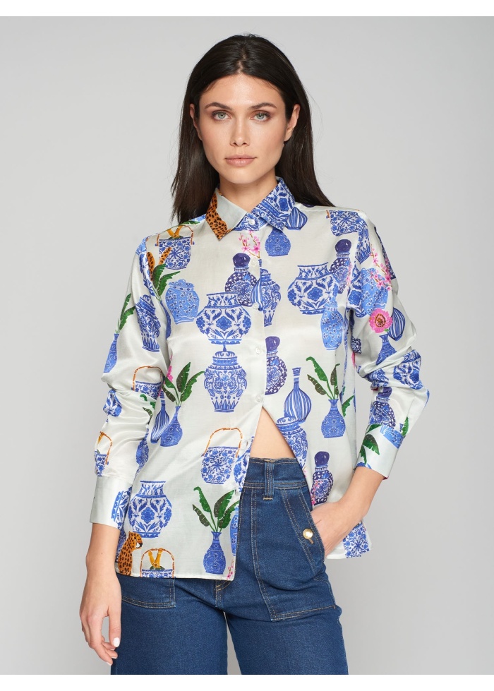 Vilagallo | Mariela Porcelana Shirt