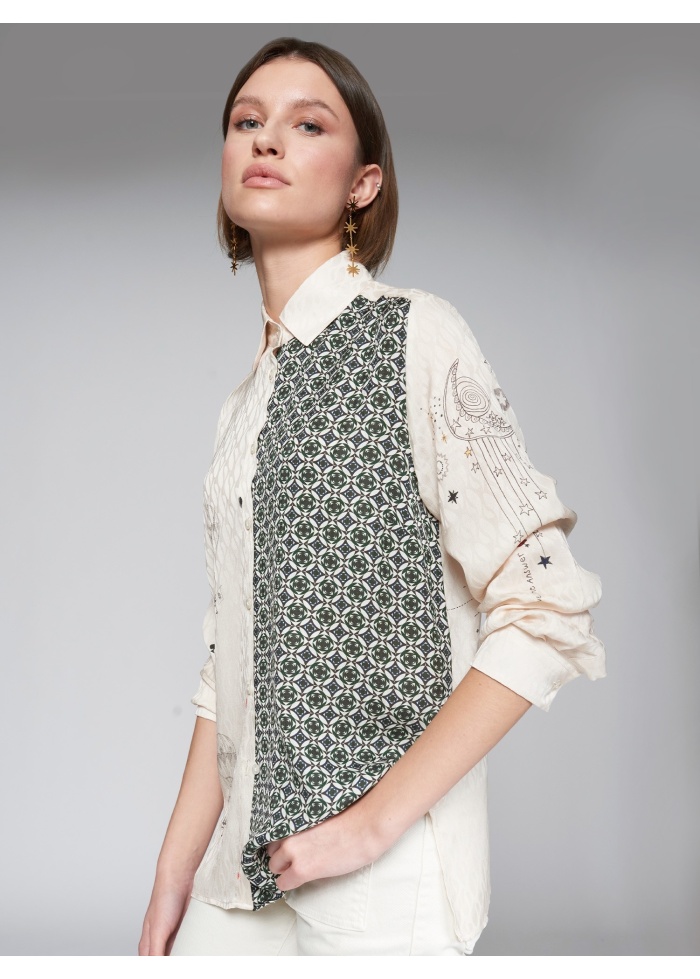 Vilagallo | Irina Estampado Globo Shirt