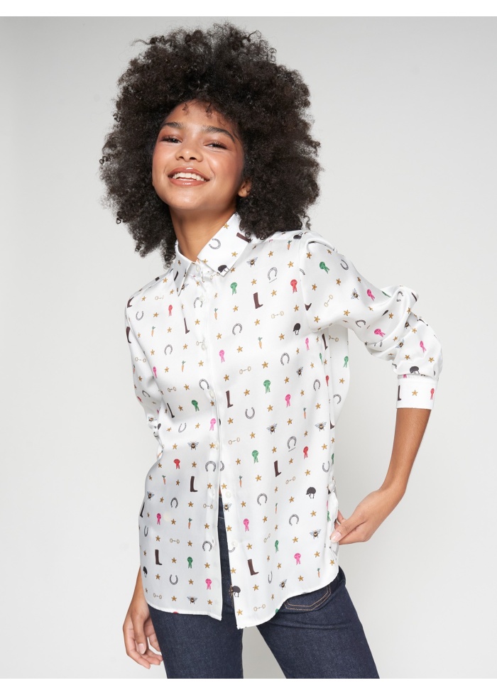 Vilagallo | Equestrian Ecru Shirt