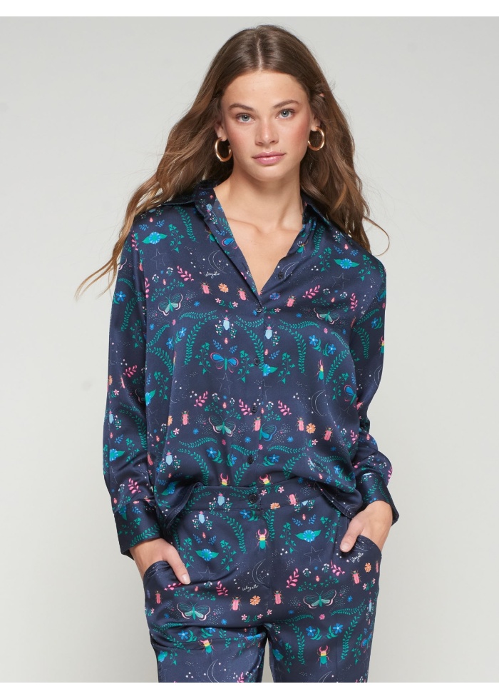 Vilagallo | Insect Print Shirt