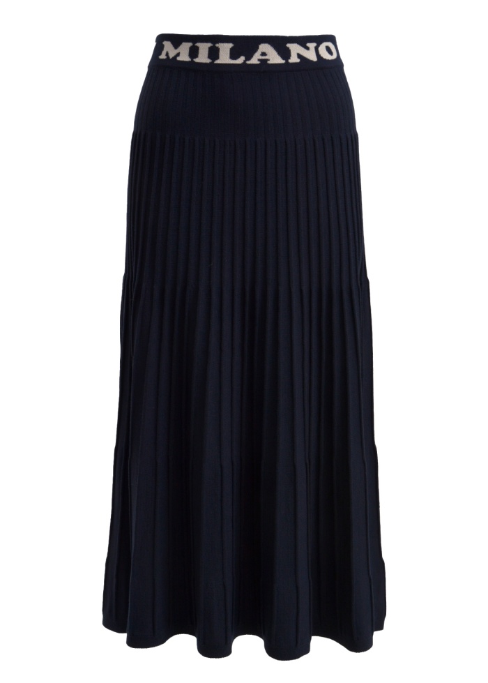 Milano | Logo Navy Skirt