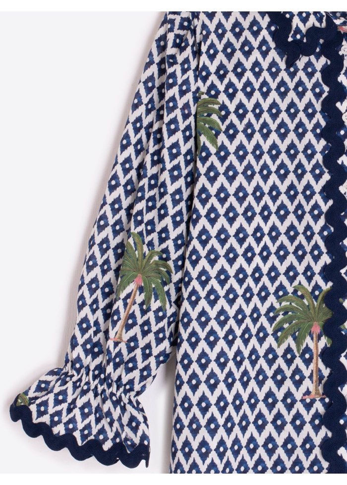 Vilagallo | Manga Palm Blouse