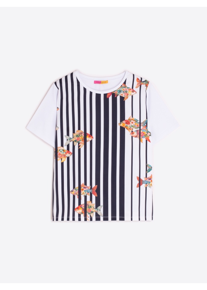 Vilagallo | Tora Peces Rayas T-Shirt