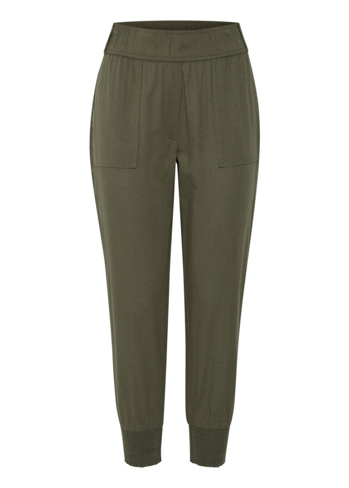 Fransa | Cotton Blend Trousers