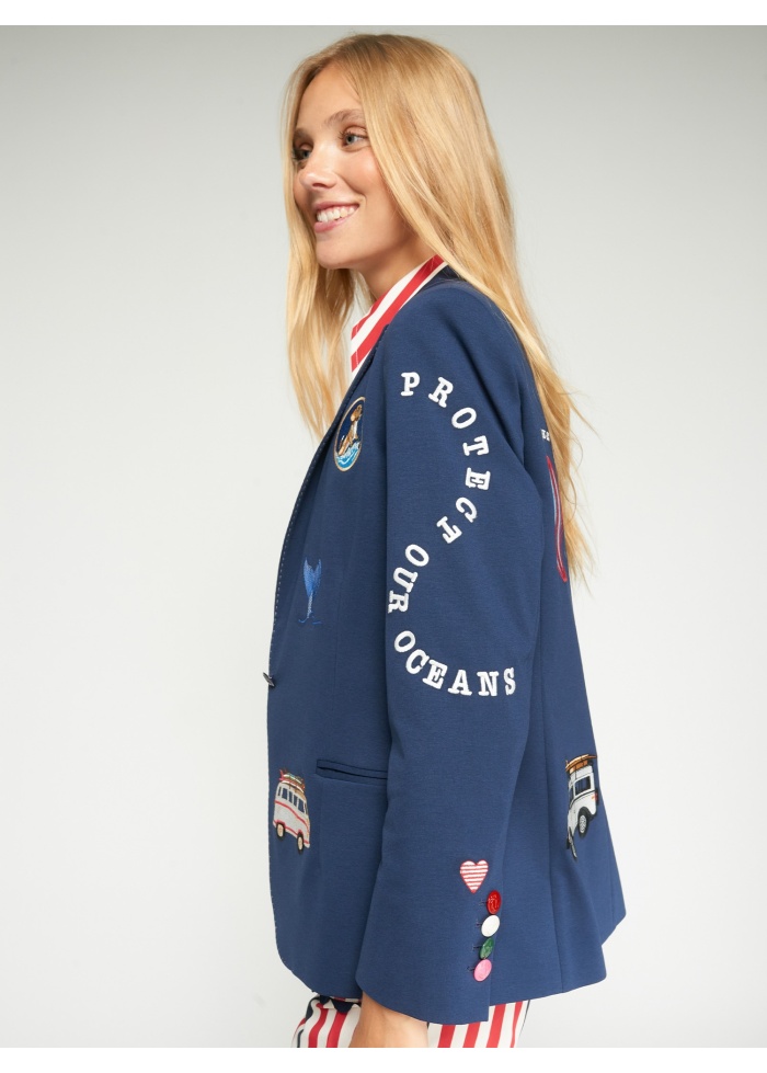 Vilagallo | Hannah Embroidered Jacket
