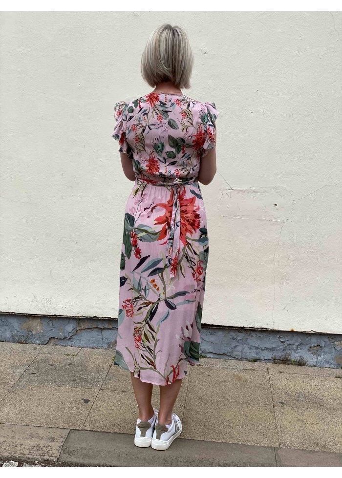 Blank | Ruffle Wrap Dress