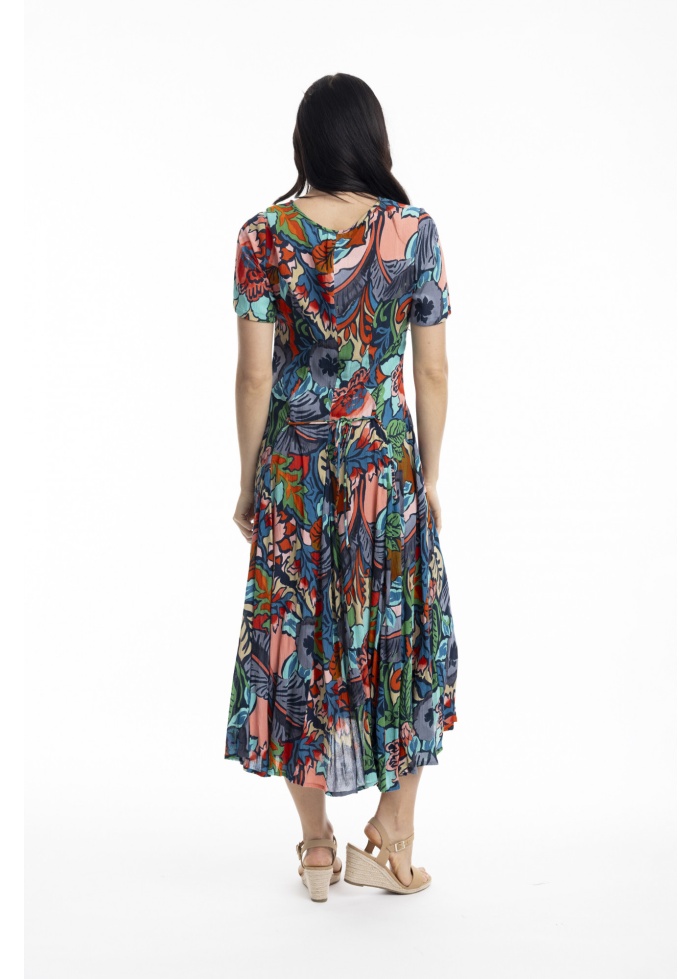 Orientique | Cape Verde Godet Dress