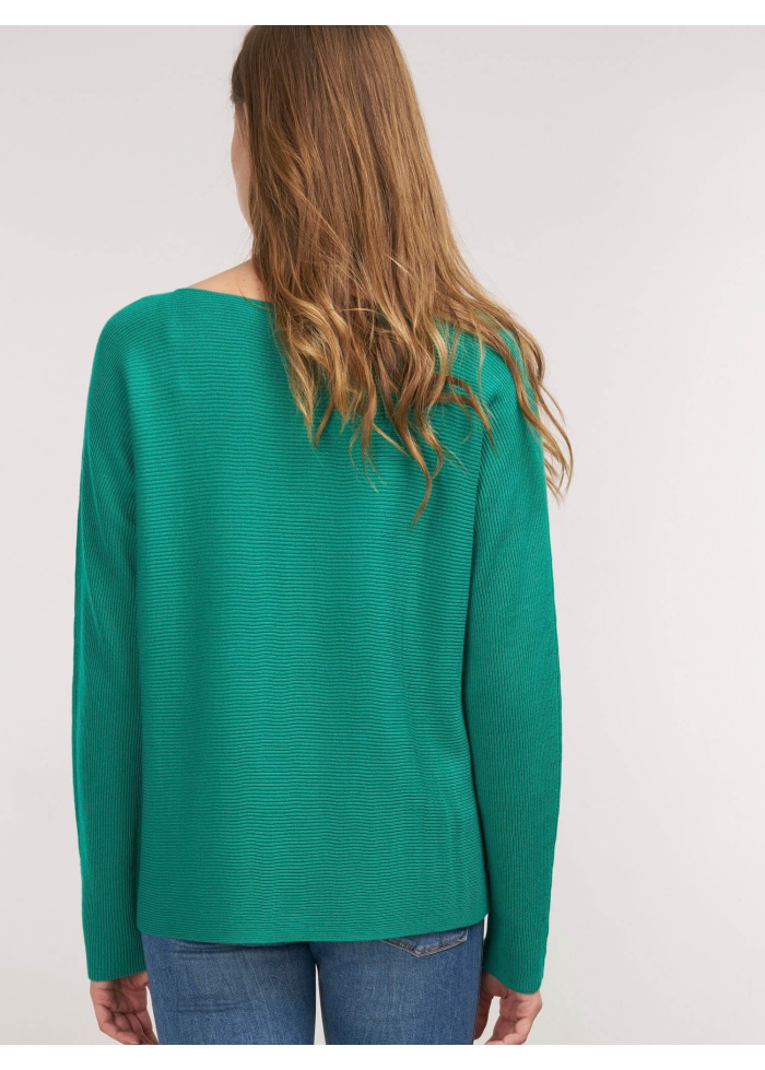 Oversized Horizontal Rib Jumper
