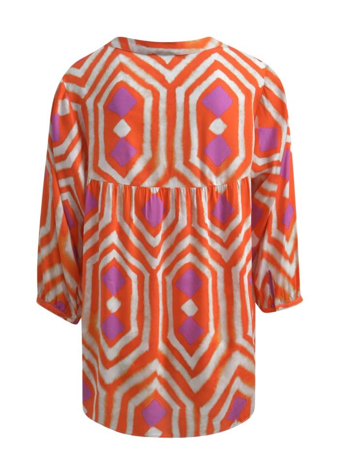 Milano | Printed V-Neck Blouse