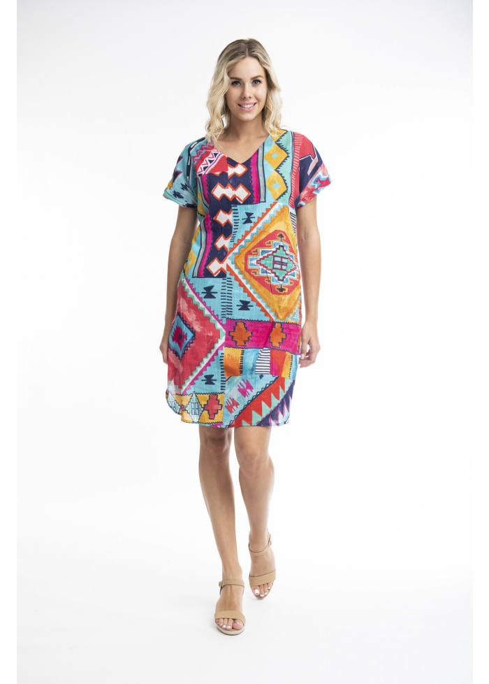 Orientique | Zio Reversible Shift Dress
