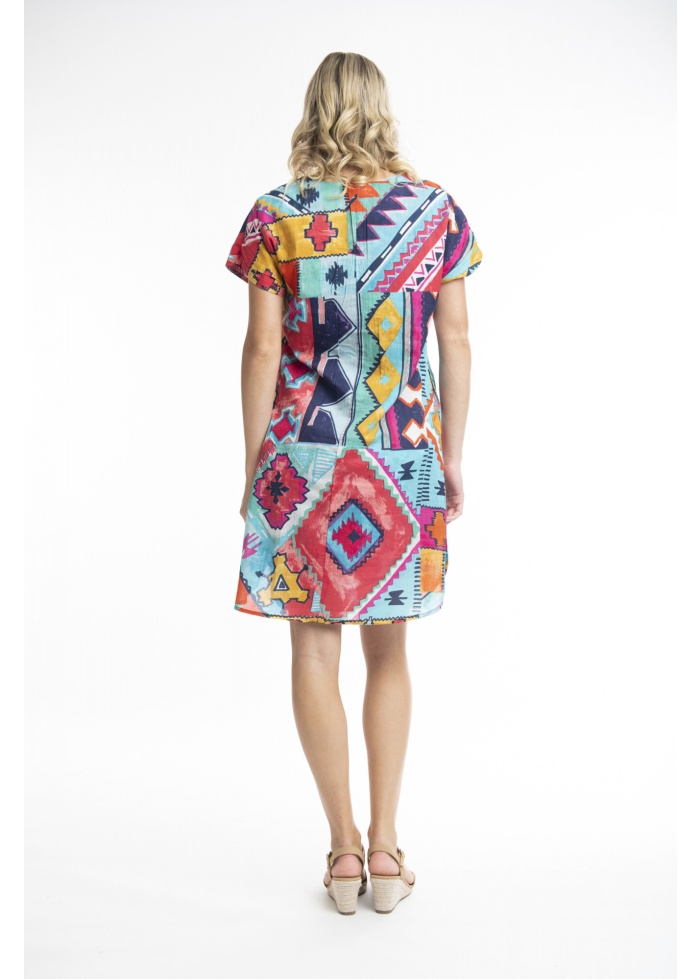 Orientique | Zio Reversible Shift Dress