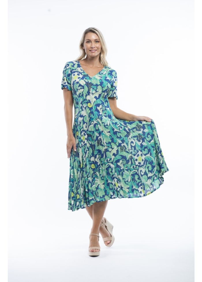 Orientique | Cannes Godet Dress