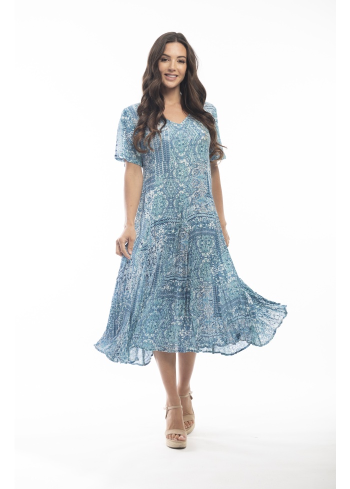 Orientique | Kotor Godet Dress