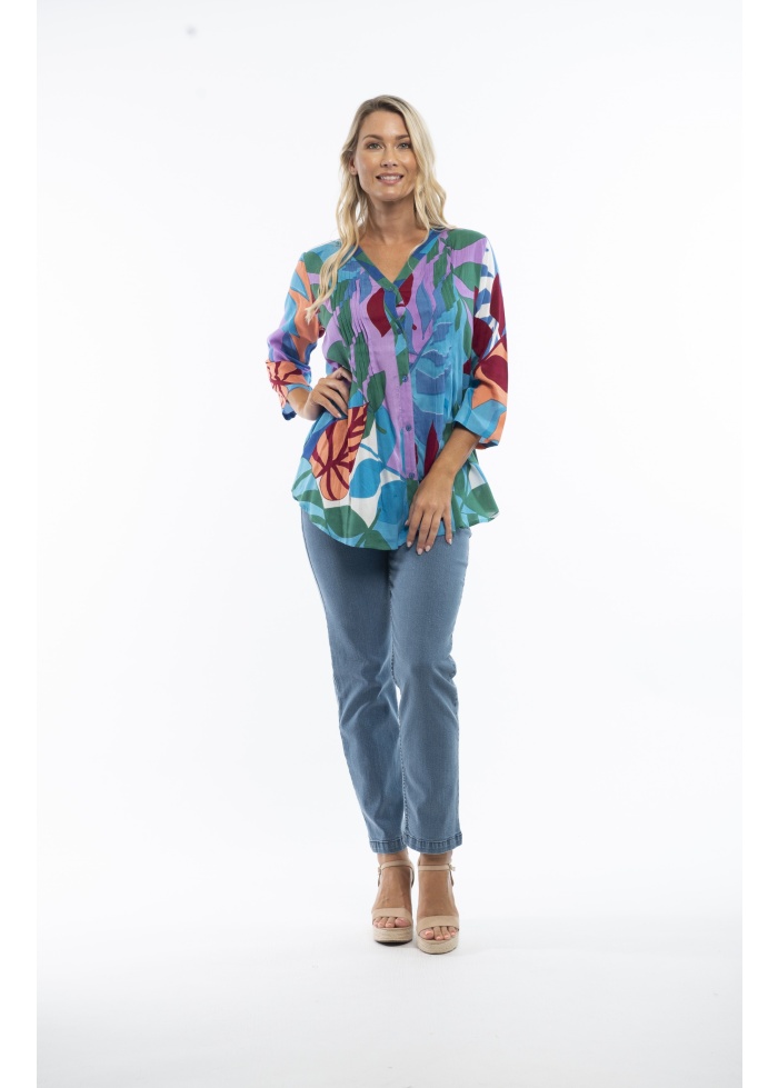 Orientique | Barbeyrolles Pleated Shirt