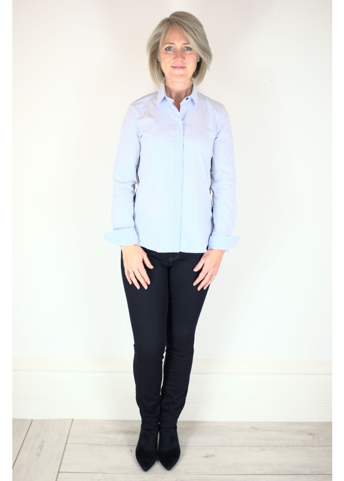 Just White | Pinstripe Shirt