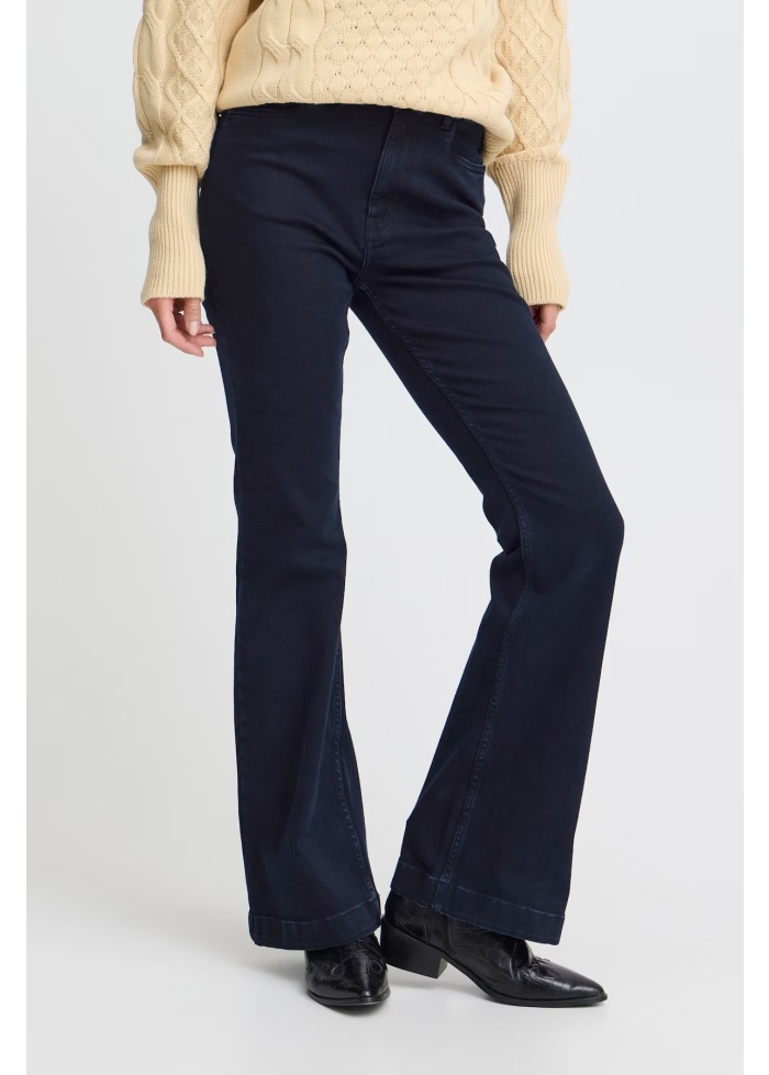 Pulz | Becca Bootcut Blue Black Denim Jeans