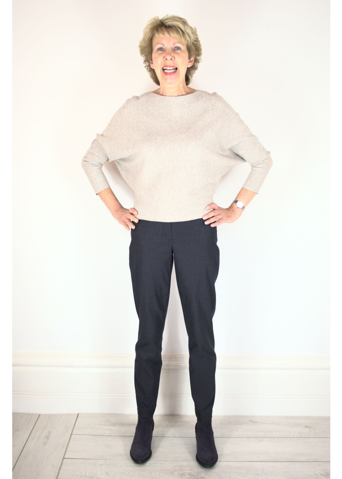 Robell | Bella Star Print Trouser