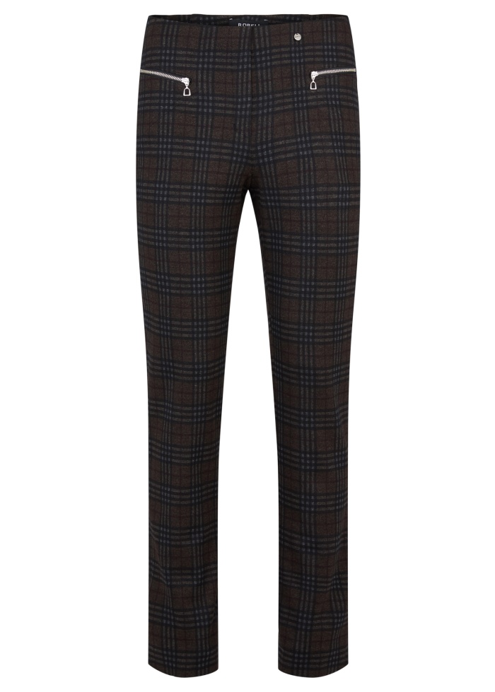 Robell | Mimi Check Trouser
