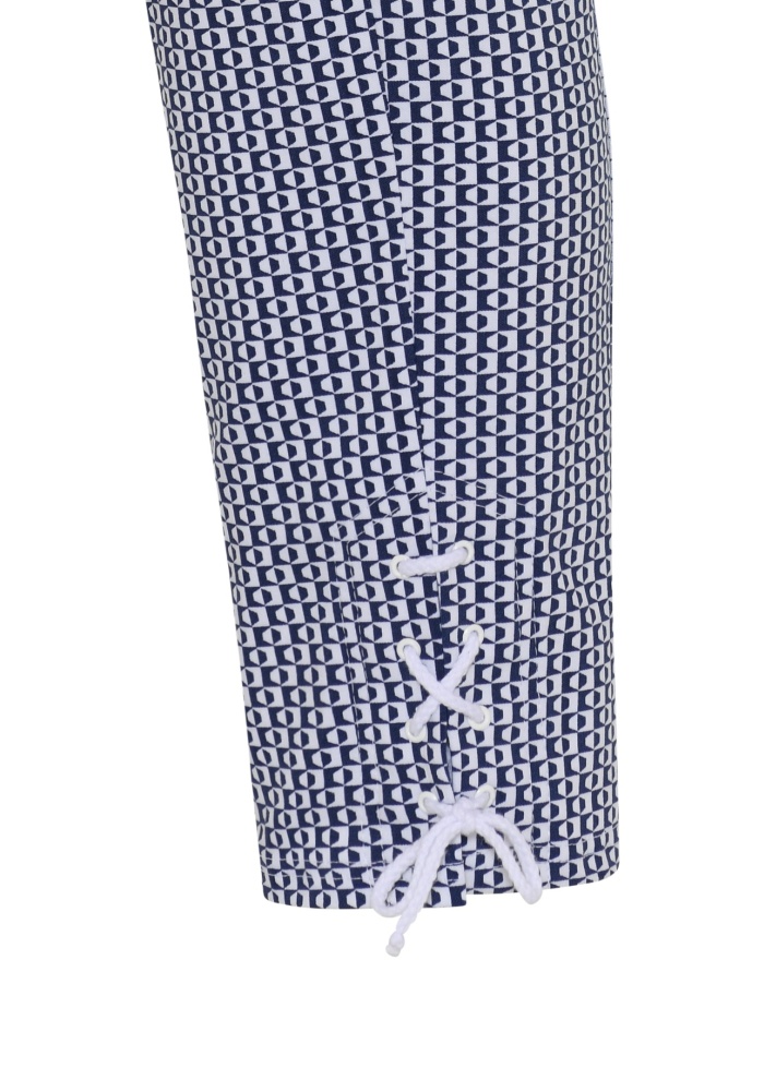 Robell | Rose 09 Print Trousers