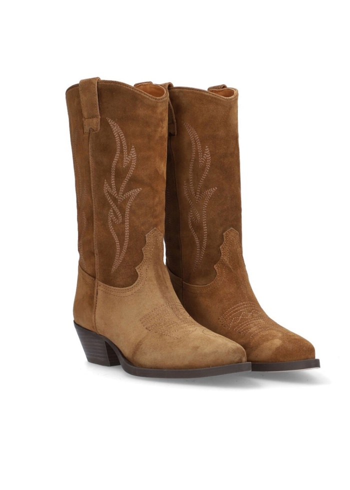 Alpe | Tan Suede Cowboy boot