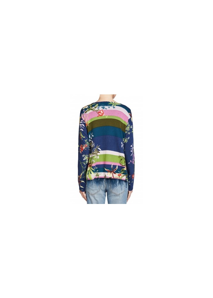 Printed Fine Knit Jumper