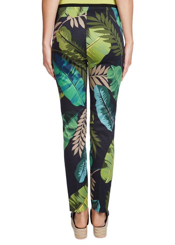 Leaf Print Trousers