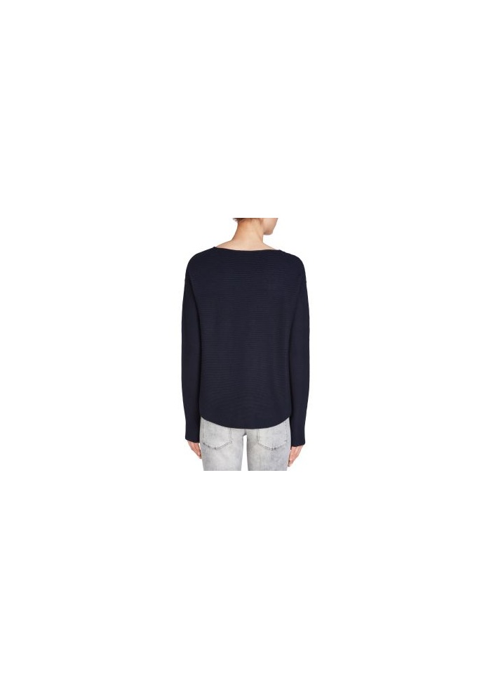 Ottoman Scallop Hem Jumper
