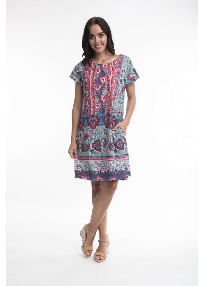Orientique | Varosha Reversible Shift Dress