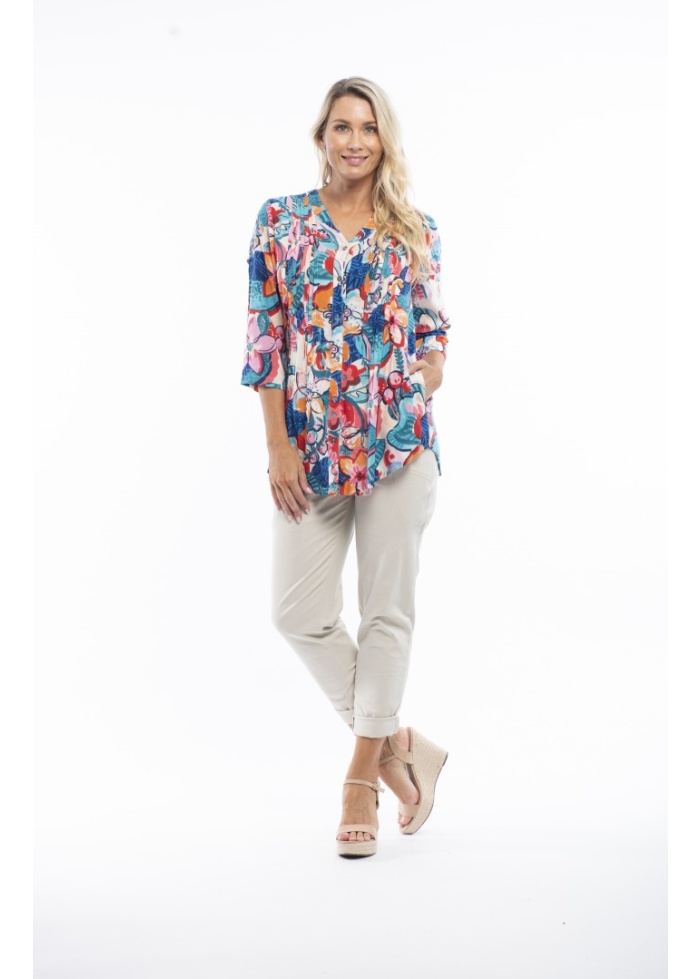 Orientique | Borellie Pleated Shirt