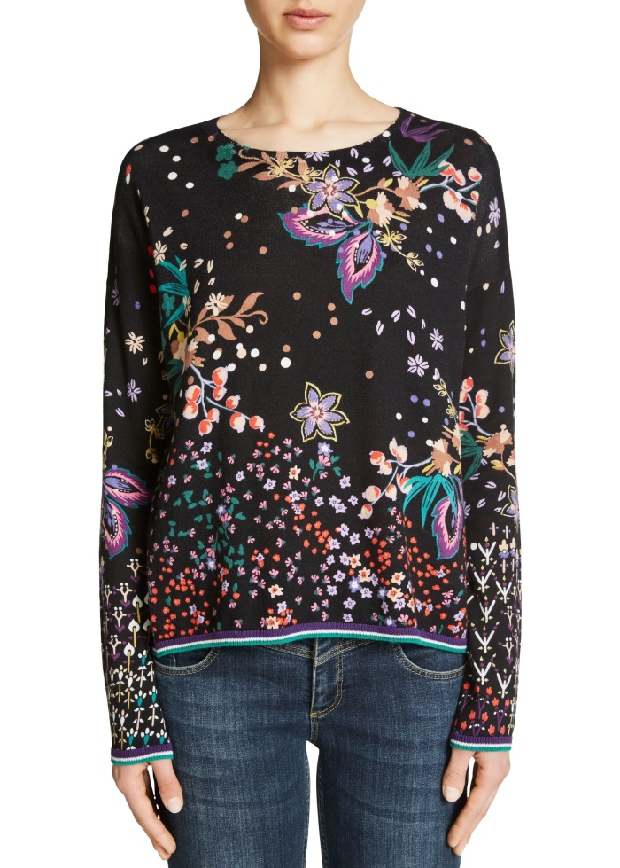 Floral Printed Knit