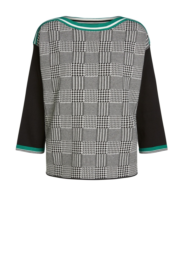 Jacquard Fine Knit Jumper