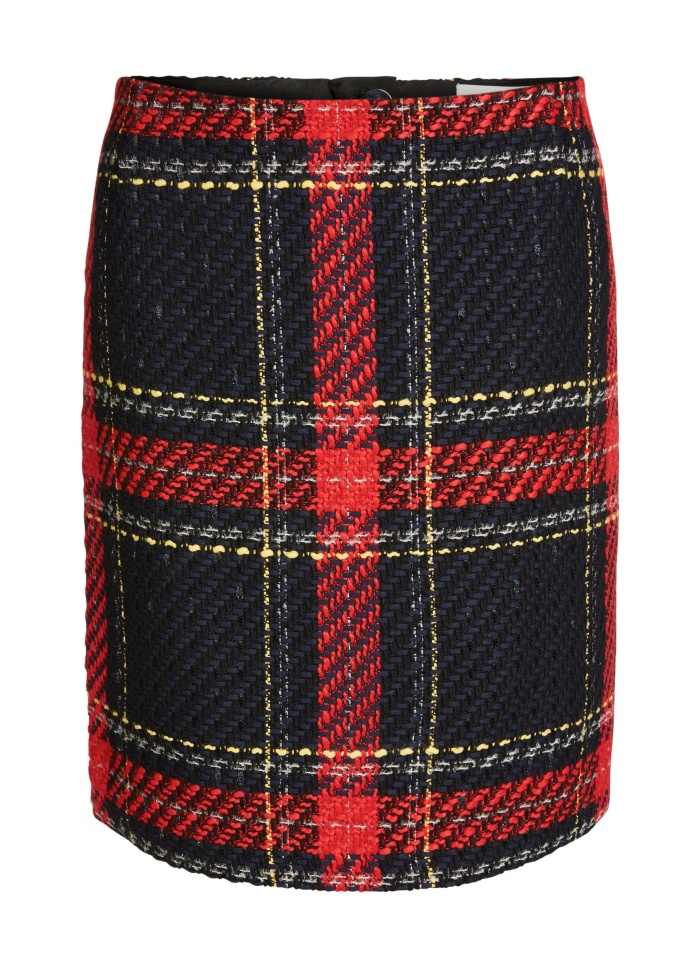 Checked Skirt