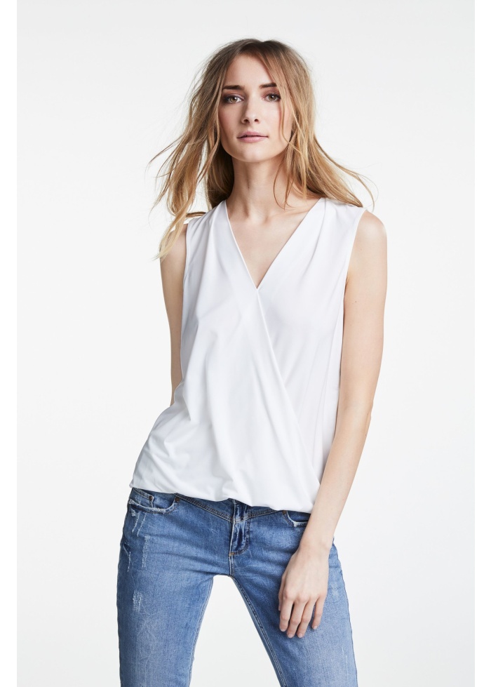 Drape Sleeveless Top