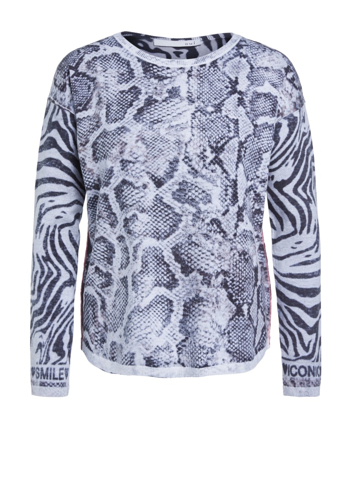 Snake pattern jumper