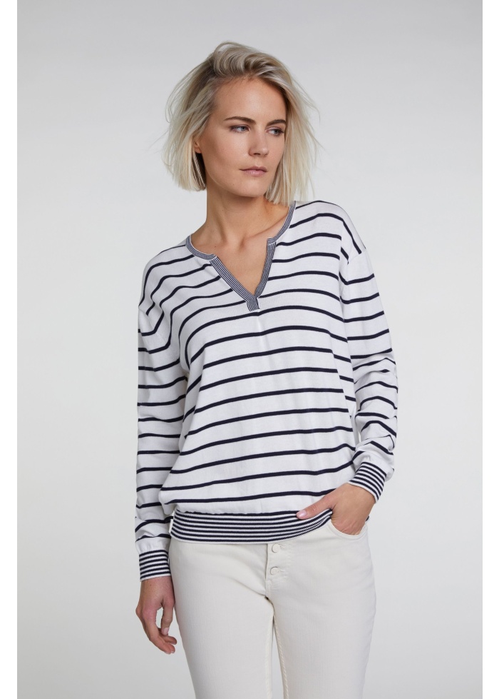 Patch Jumper With Stripes