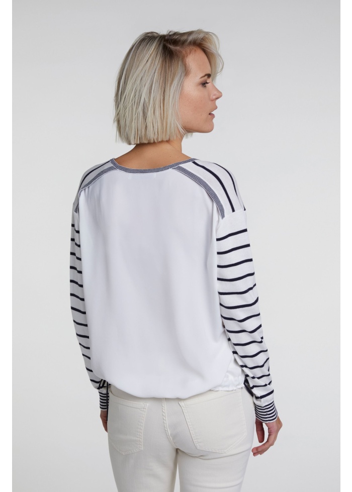 Patch Jumper With Stripes