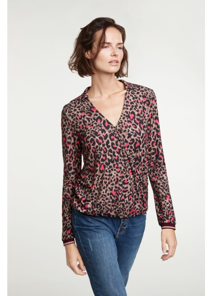 Leopard Print Blouse
