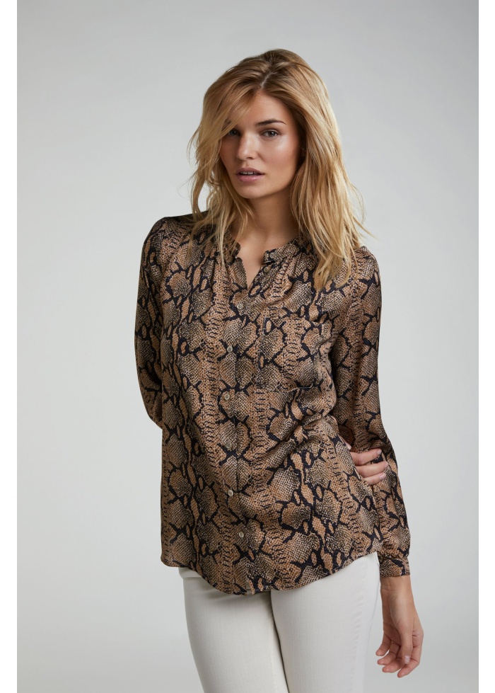 Blouse In Snake Print