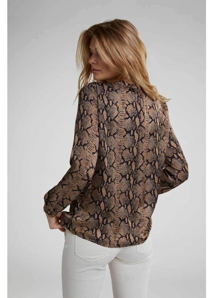 Blouse In Snake Print
