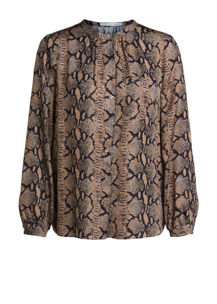 Blouse In Snake Print