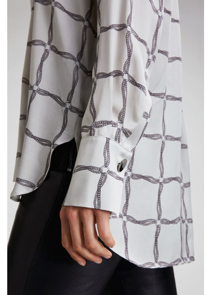 Blouse With Chain Motifs