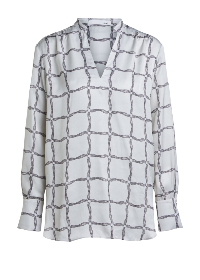 Blouse With Chain Motifs