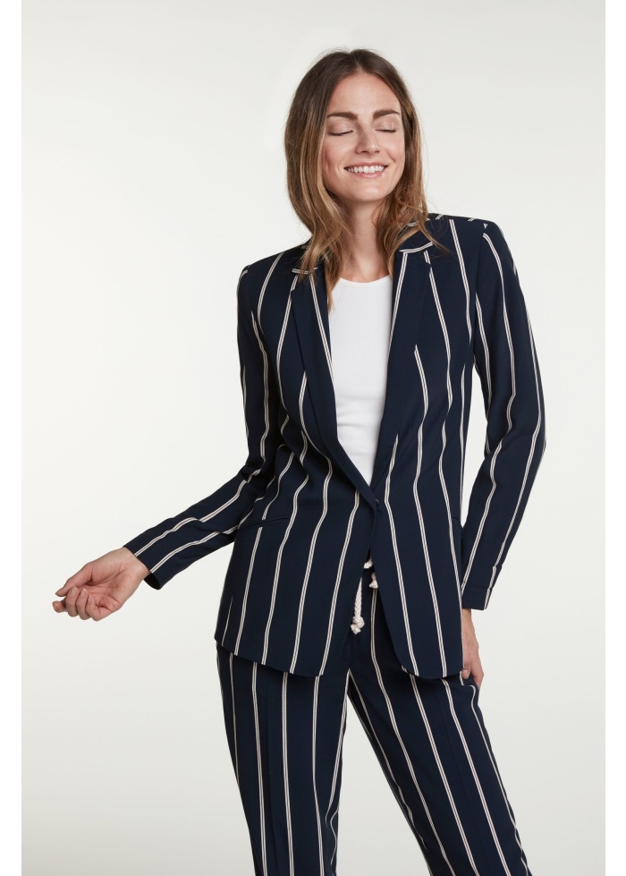Stripe Blazer